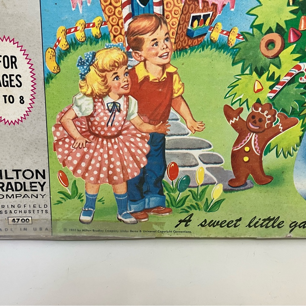 Vintage MCM 1955 Candy Land Game by Milton Bradley Midcentury Modern 1950s MB - Picture 5 of 16